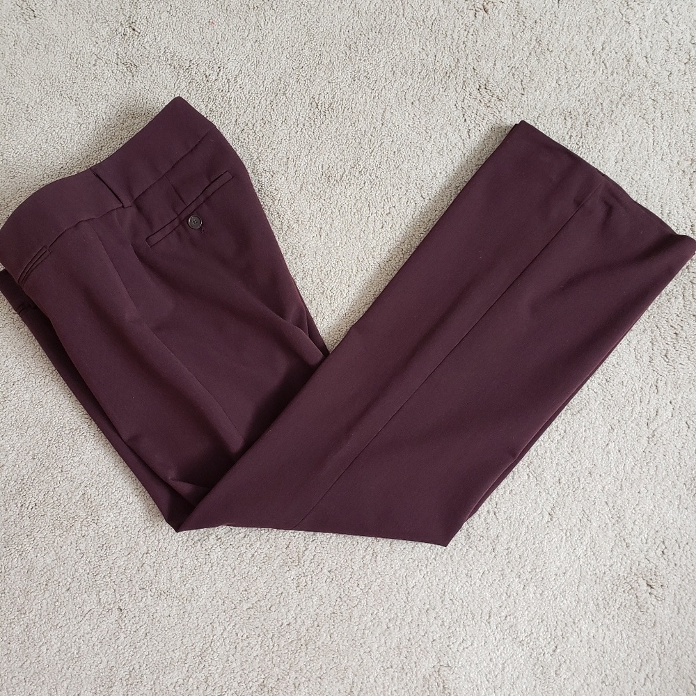 Burgundy Loft marisa 6P pants